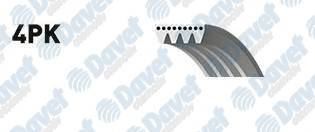 GATES 4PK1083 Kanalli Kayis 48372 Kia Shuma Suziki Vitara Mitsubishi Hyundai Tata Toyota (48372)